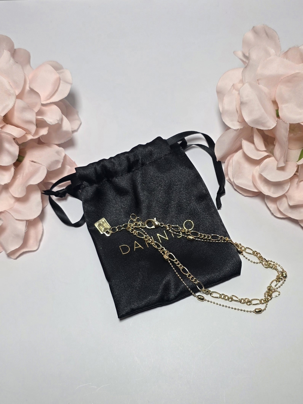 DANNIJO - Double Gold Chain Ankle Bracelet